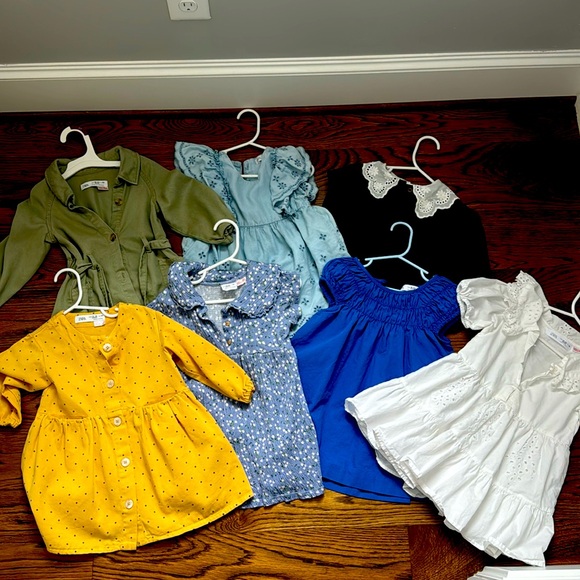 7 Zara toddler dresses size 18-24 - Picture 2 of 14
